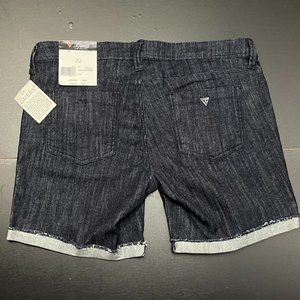 GUESS CLASSIC DARK DENIM JEAN SHORTS